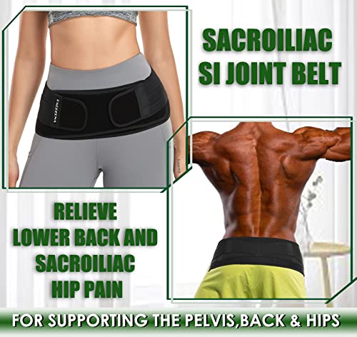 Adjustable SI Hip Belt for Lower Back Pain Relief