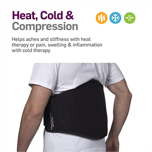 NatraCure Hot/Cold Compression Lumbar Support for Back Pain