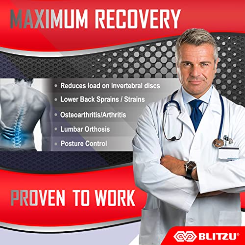 BLITZU Orthopedic Back Brace for Men - XL
