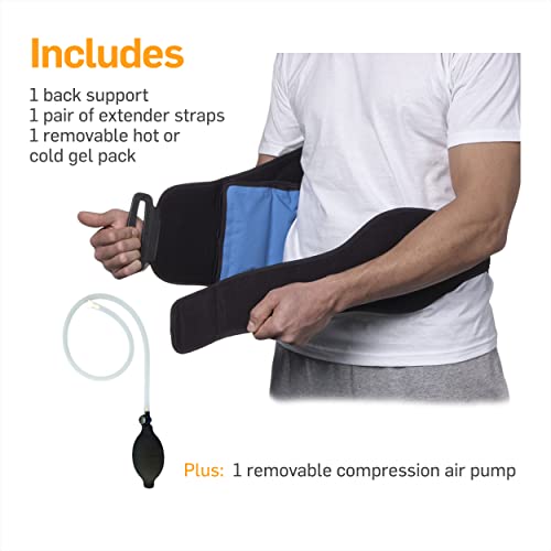 NatraCure Hot/Cold Compression Lumbar Support for Back Pain