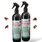MITE-OFF Natural Flea Spray - 2 x 500ml