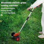Battery-Powered Weed Wacker with Telescopic Handle