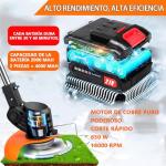 Gompuy 21V Electric Brushcutter with 2 Batteries