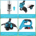 21V Lithium-Ion Grass String Trimmer with Batteries
