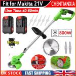 21V Cordless Grass Trimmer with 2 Batteries