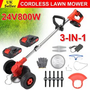 48V Cordless Grass Trimmer with Two Batteries