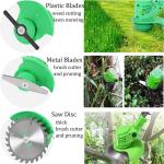 21V Cordless Grass Trimmer with 2 Batteries