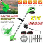 21V Cordless Grass Trimmer with 2 Batteries
