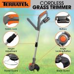 20V Cordless Grass Trimmer and Edger Kit