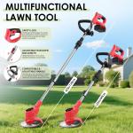 21V Cordless Grass Trimmer and Edger with Batteries