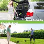 21V Cordless Electric Grass Trimmer with 2 Batteries