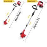 Cordless 21V Electric Grass Strimmer with Battery