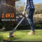 Cordless Metal Blade Grass Trimmer with 16 Blades