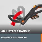 WORX 18V Cordless Grass Trimmer with 2 Batteries