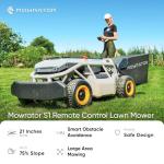 Remote Control 4WD Lawn Mower with Adjustable Height