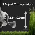 Remote Control 4WD Lawn Mower with Adjustable Height