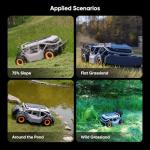 Remote Control 4WD Lawn Mower with Adjustable Height