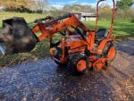 Kubota B1750 Tractor with Mower Attachment