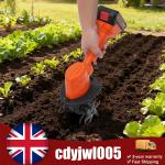 Cordless Handheld Tiller with 3.94-Inch Width