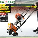 82CC Petrol Rotary Tiller Cultivator for Gardens