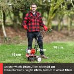 BU-KO 52CC Petrol Garden Tiller and Cultivator