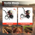52cc Petrol Garden Cultivator Tiller for Vegetables