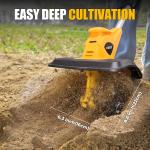 Cordless Cultivator Tiller for Dewalt 18V Battery