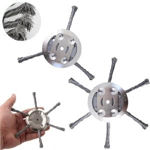 6" Steel Wire Trimmer Head for Lawn Mowers
