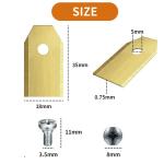 33 Replacement Blades for Husqvarna Gardena Mowers