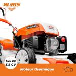 RURIS RX221S 3.5 HP 3-in-1 Lawnmower