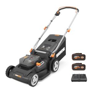 Worx 40V Cordless Brushless Lawnmower with Batteries