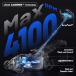 Litheli Cordless Self-Propelled Lawn Mower with Extra Batteries