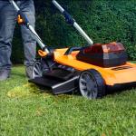 LawnMaster 48V Cordless Lawnmower with Batteries