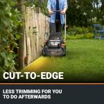 Worx 40V Cordless Brushless Lawnmower with Batteries