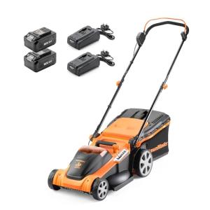 LawnMaster 48V Cordless Mower with Batteries & Chargers