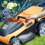LawnMaster 48V Cordless Mower with Batteries & Chargers