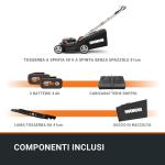 WORX Nitro 40V Cordless Lawnmower with Batteries