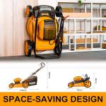 INGCO 18" Cordless Lawnmower with 2 Batteries