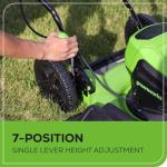 Greenworks 40V 19" High Wheel Brushless Mower