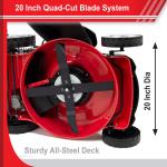 Self-Propelled 20" Petrol Lawn Mower 173cc