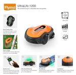 Flymo UltraLife 1200 Robotic Lawnmower for Large Yards
