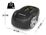 Greenworks 24V Cordless Robotic Lawnmower with Charger