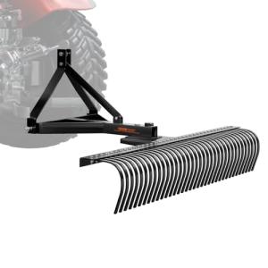 VEVOR 72-Inch Tow Behind Dethatcher with Steel Tines