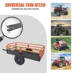 Heavy Duty 15 Cubic Feet ATV Dump Cart