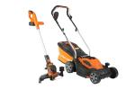Yard Force 40V Cordless Lawnmower and Trimmer Set