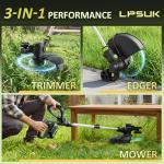 20V Cordless String Trimmer with Fast Charger & Edger