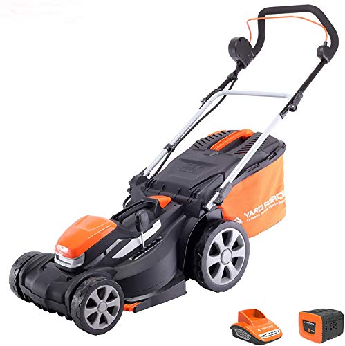 Yard Force 40V Cordless Lawnmower with Battery