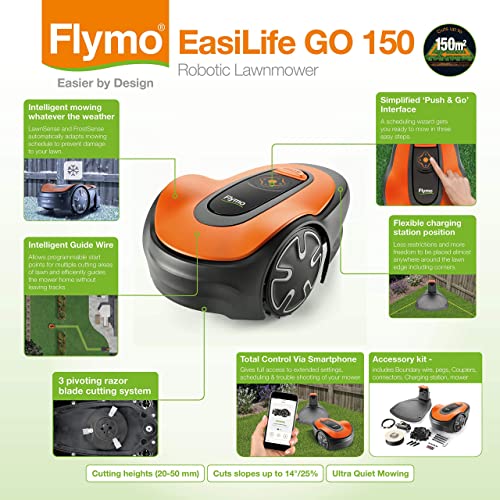 Flymo EasiLife 150 GO Robotic Lawn Mower