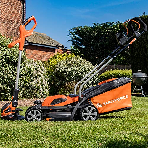 Yard Force 40V Cordless Lawnmower and Trimmer Set