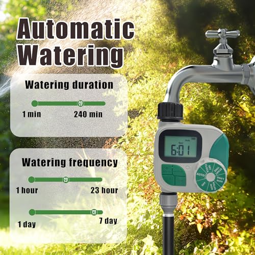 Hourleey Programmable Sprinkler Timer for Garden Hose